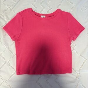 Garage Pink Crop Top